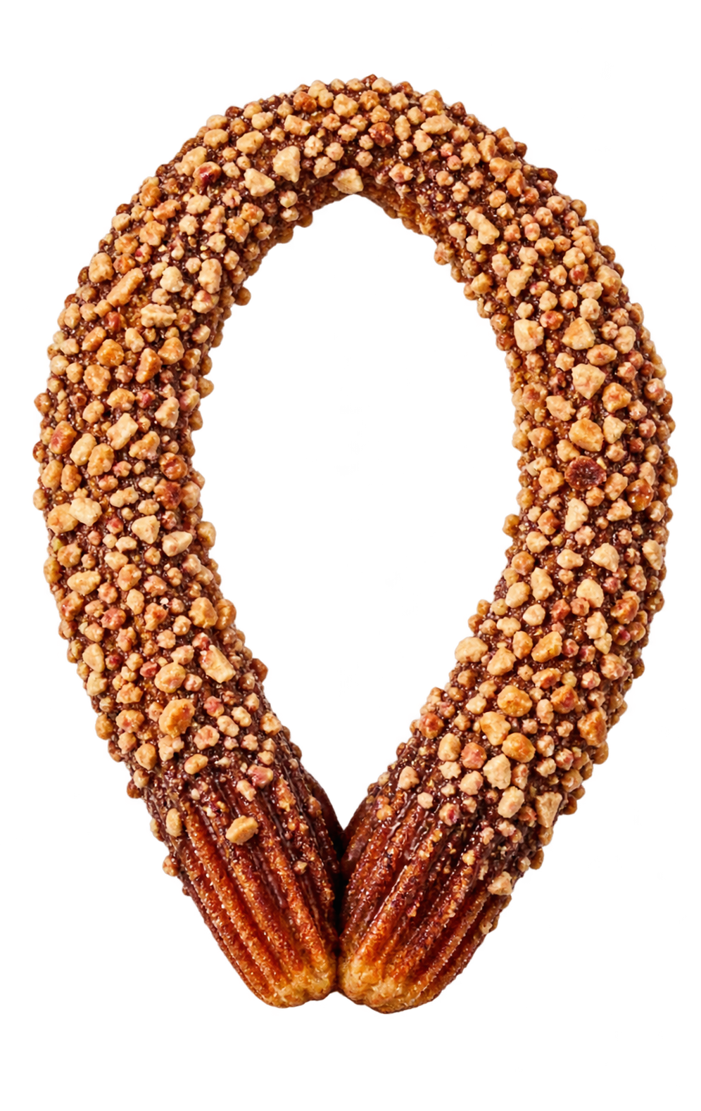 Chocolate nuts mix churros loop XL